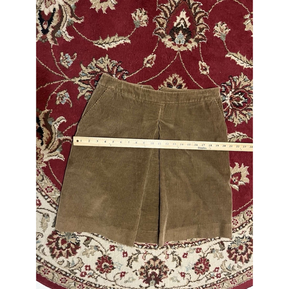 Women’s 1950’s/60’s Made in USA L.L Bean Brown Corduroy Mini Skirt Size 8 - Picture 2 of 8